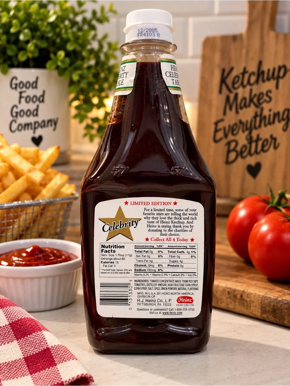 Vintage Heinz Mia Hamm Worthy of Gold Celebrity Edition Ketchup Bottle Soccer